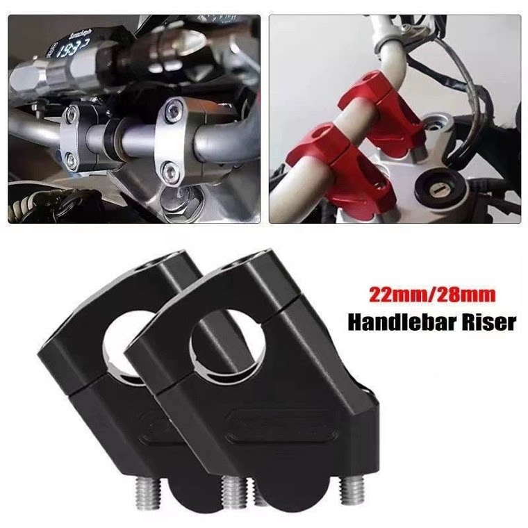 摩托车手把后移压码改装配件增高越野机车龙头加高码增高车把座