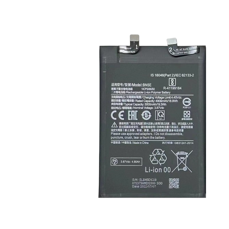 适用小米Redm红米note11e pro电池11T NOTE 11S手机电板BN5E BN5D