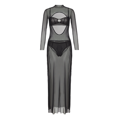 网纱连衣裙文胸内裤套装组合