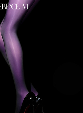 涞觅「宝石」细腻丝袜女秋冬150D复合面料黑透彩光亮打底连裤丝袜