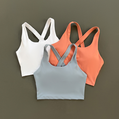 外穿美背瑜伽文胸吊带运动内衣