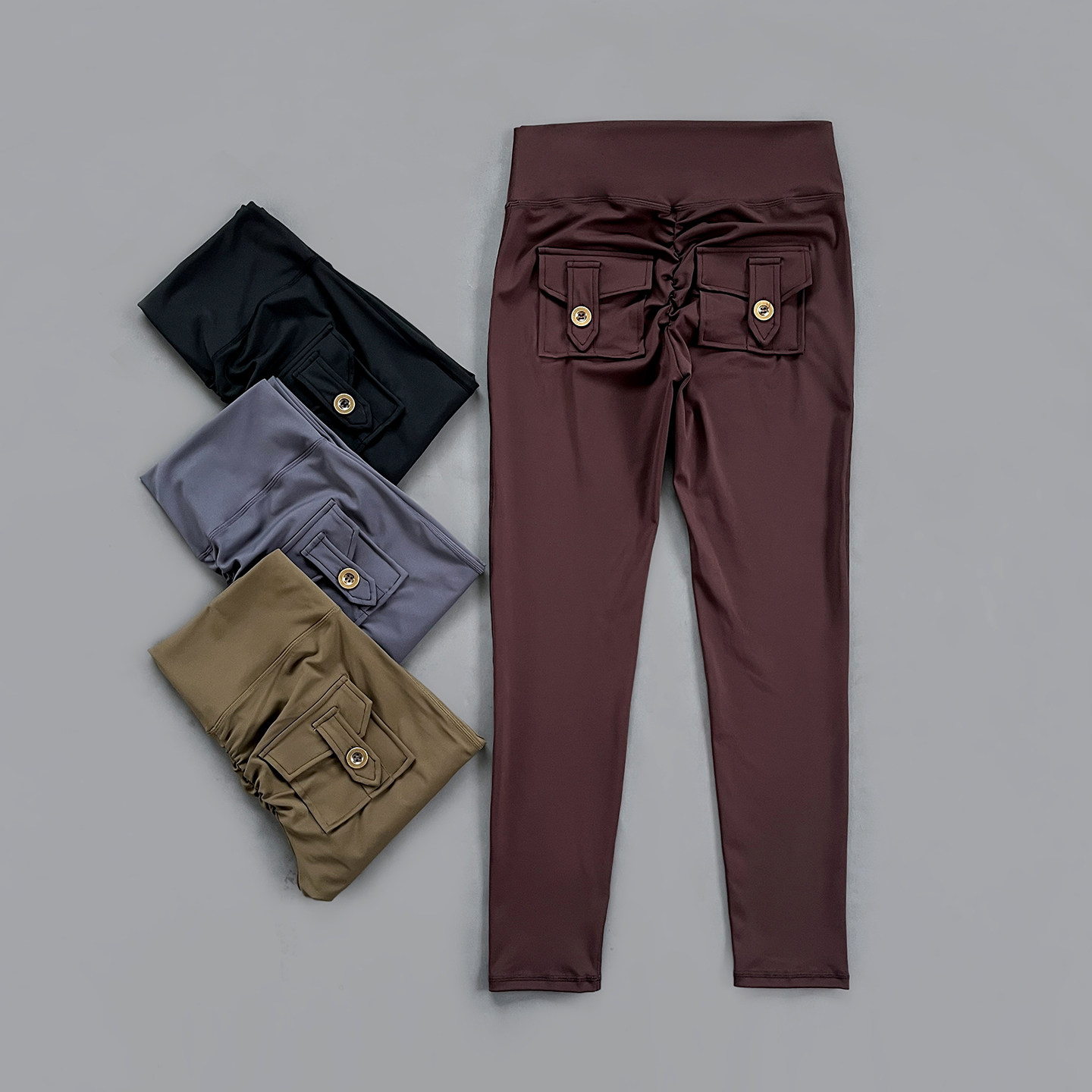 口袋蜜桃臀健身裤女高腰提臀裸感磨毛弹力跑步紧身运动瑜伽裤外穿,运动服/休闲服装,健身裤,淘宝优惠券,粉丝福利购,淘宝优惠卷