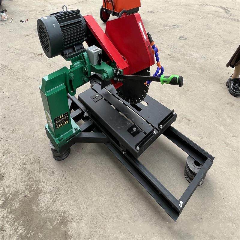 台式电动石材切割机 花岗岩路沿石切边倒角机 水循环环保石料开槽