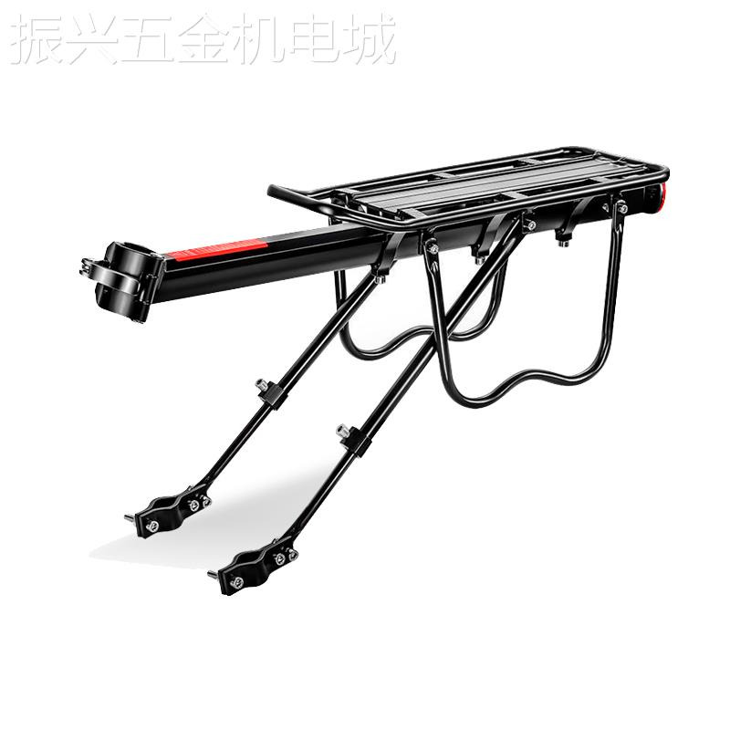 适用于快拆自行车后货架山地车尾架后座架车筐车篮可载人行李架单