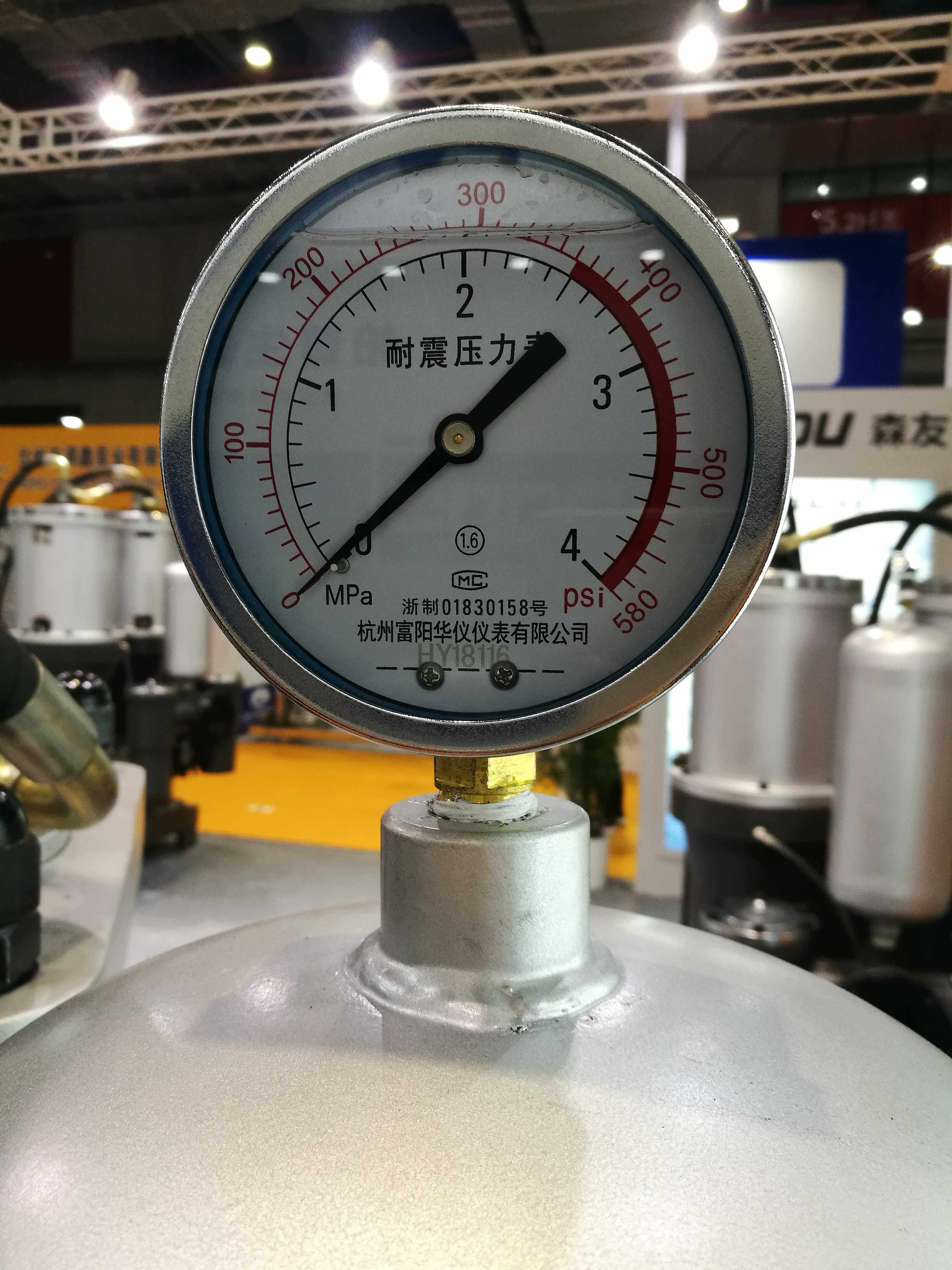 耐震压力表Y100N 杭州富阳华仪仪表有限公司 水压 油压 气压