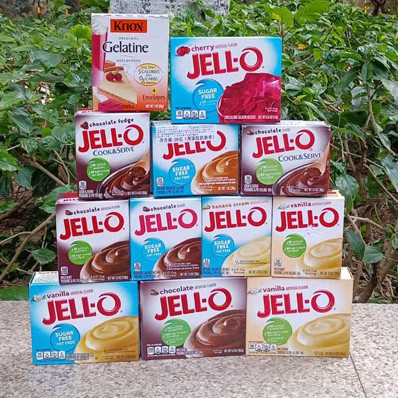 无加糖布丁粉美国进口 Jell果冻/布丁粉