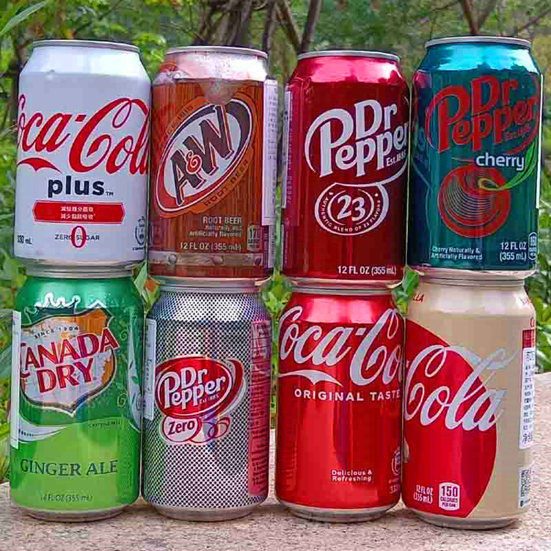 Dr pepper root beer樱桃大樱桃可乐树根啤碳酸饮料 零度胡椒博士