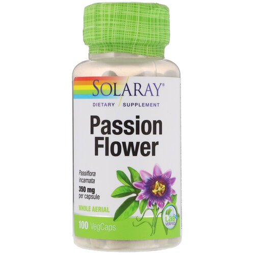 Passion Flowers 西番莲 激情花 350毫克 100 素食胶囊