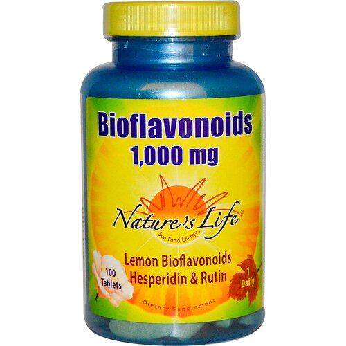 Nature's Life 生物类黄酮补充片  1000毫克 100片