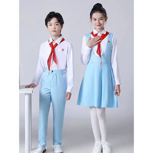 国庆儿童大合唱演出服装中小学生爱国诗歌朗诵比赛表演服冯琳同款