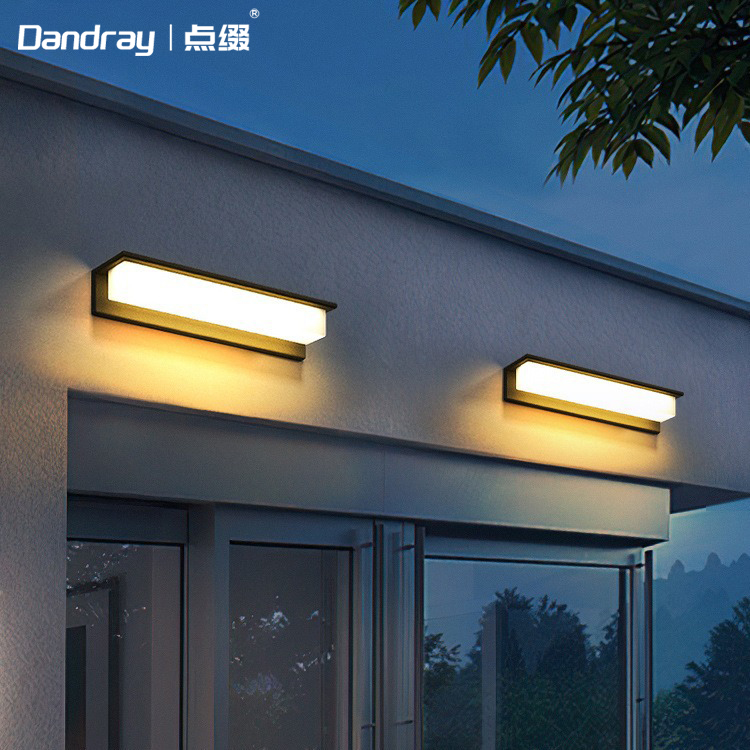 太阳能户外壁灯现代简约楼梯过道外墙灯庭院阳台门前民宿防水壁灯