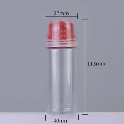 50ml60m80WTB毫升钓鱼小料包密装petl透明饵塑料封