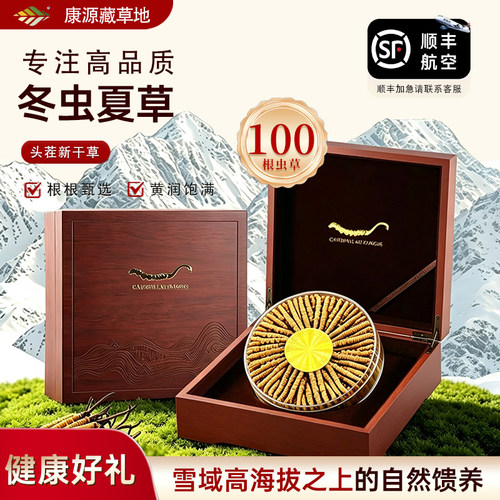 正品冬虫夏草100根豪礼福利来袭