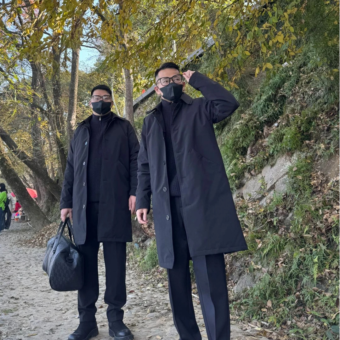 （24小时发）冬季羽绒服男士单风衣