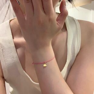 象象 好蕴意~心“象”事成 送朋友家人新年圣诞小象彩色手链可调