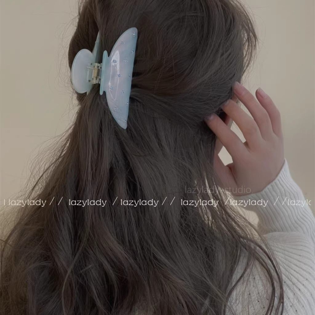 鲨鱼夹鲨鱼抓盘发抓夹女