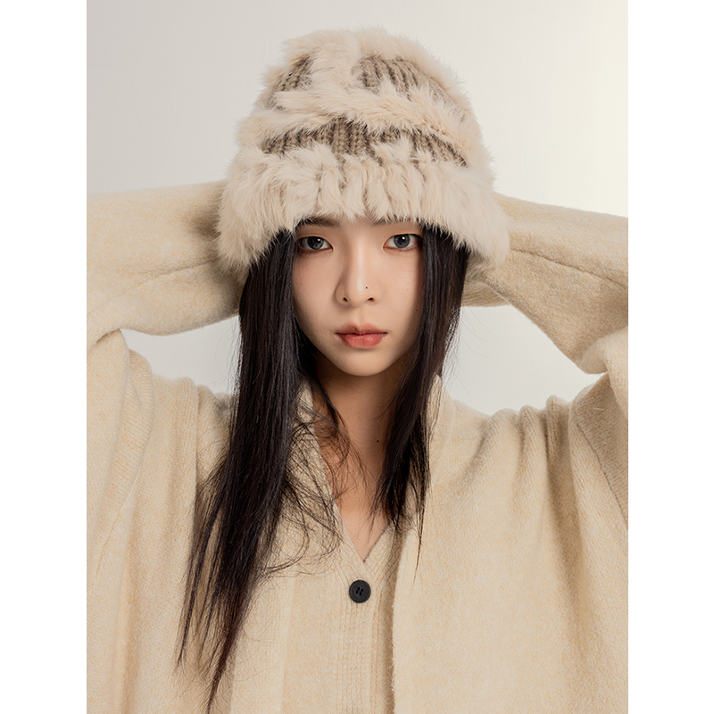 CKZUI针织渔夫帽出游逛街甜美女