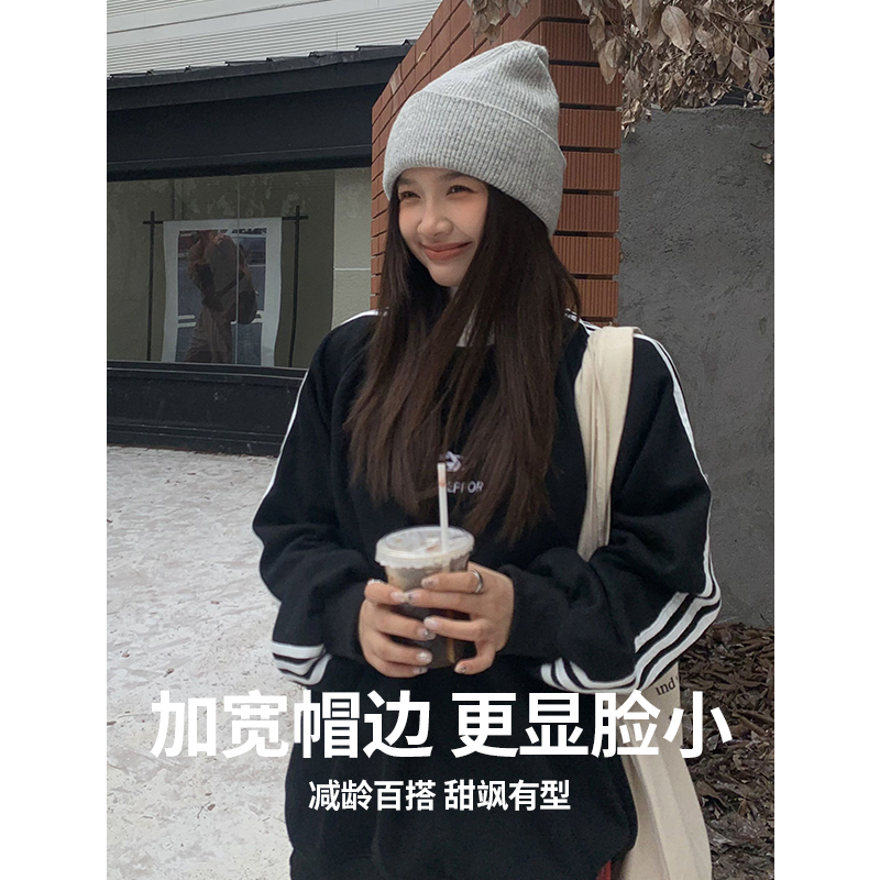 出游帽子CkzuI毛线帽女新品秋冬