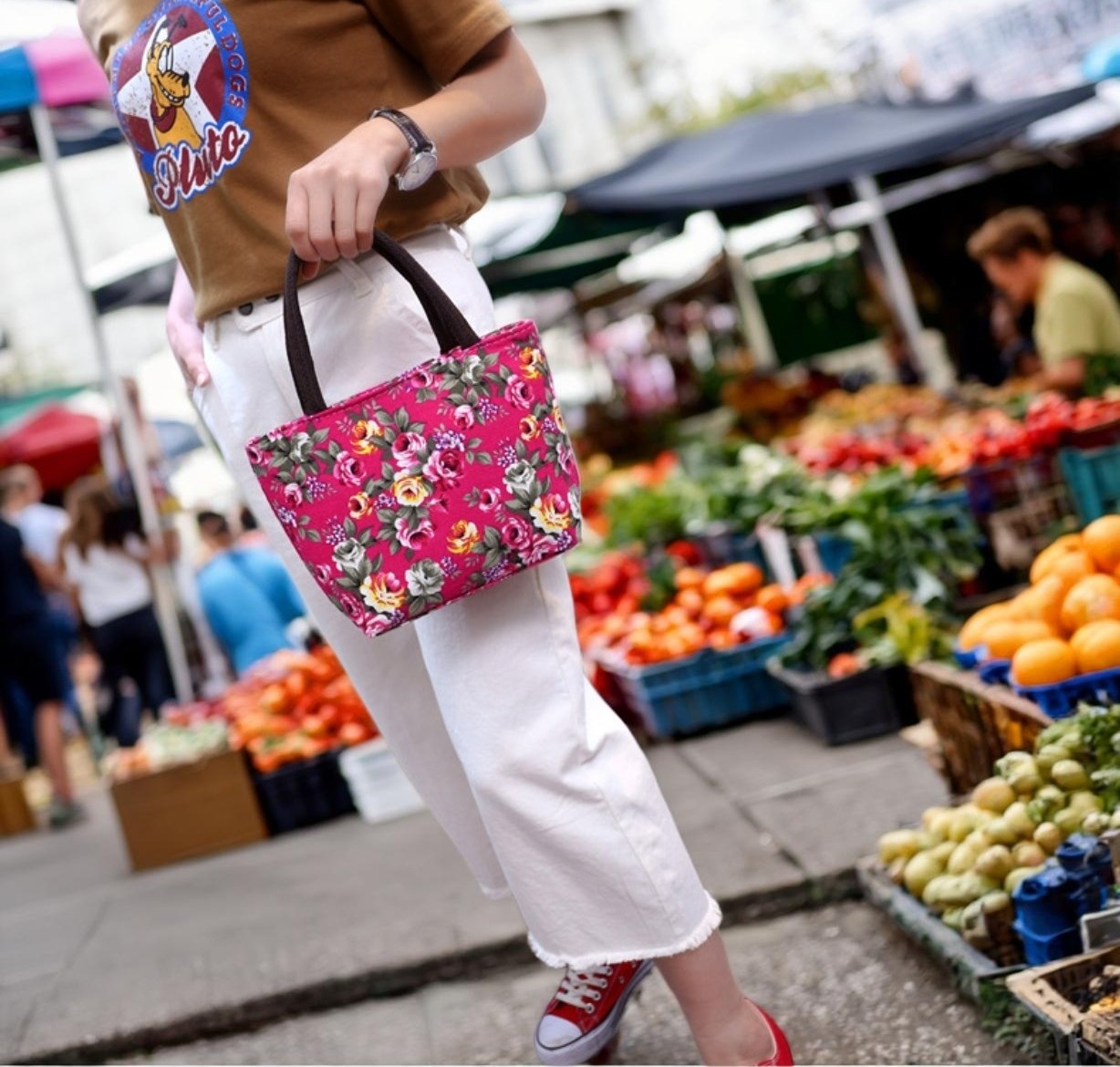 韩国小众设计感手提包女2026新款时尚百搭单肩包手提包帆布包,箱包皮具/热销女包/男包,时尚帆布包,淘宝优惠券,粉丝福利购,淘宝优惠卷