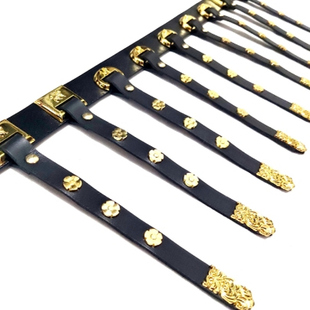 唐制（复原）雄狮汉服革带蹀躞带  大汉衣庄   大宋衣庄