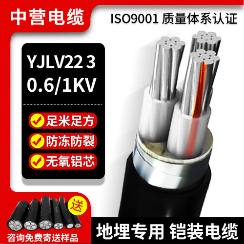 yjlv22铠装铝芯电缆线保检