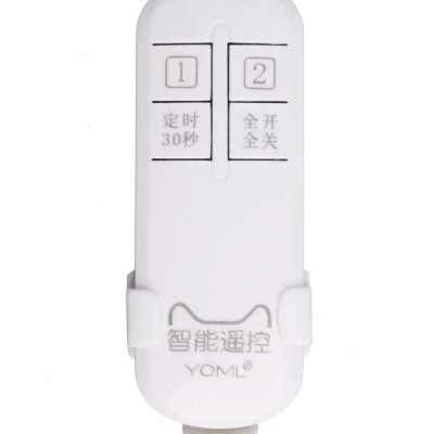 家用无线智能电源遥控开关220v二路分段穿墙电灯吸顶灯具遥控器