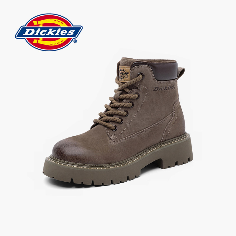 Dickies马丁靴女2025秋冬季新款厚底美拉德短靴户外登山鞋工装靴,女鞋,时装靴,淘宝优惠券,粉丝福利购,淘宝优惠卷