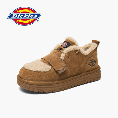 Dickies棉鞋女加绒保暖雪地鞋女