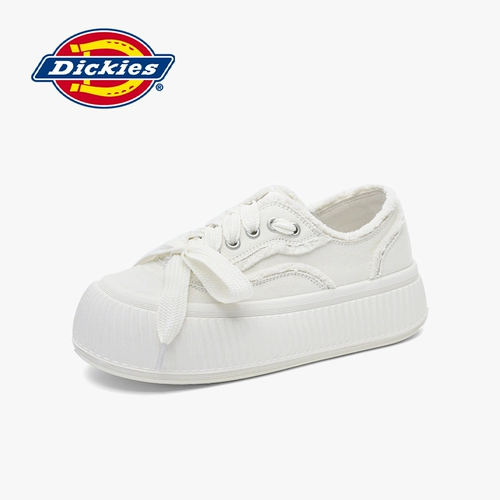 Dickies Тканевые туфли, белая обувь на платформе, кроссовки, высокая спортивная обувь, повседневная обувь