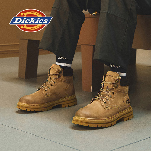 Dickies马丁靴男鞋工装情侣靴子