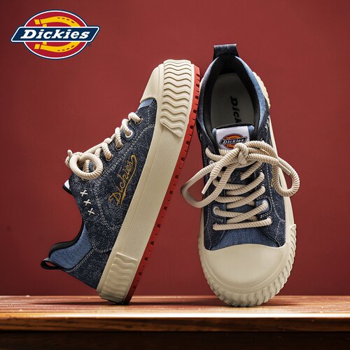 Dickies牛仔蓝帆布鞋男秋新款