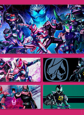 特摄假面骑士利维斯revice艾比尔Evil超大鼠标垫男生定制防滑桌垫