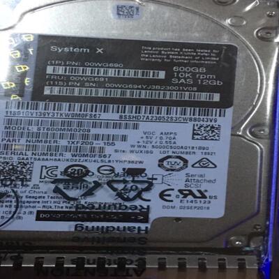 00WG691 00WG690  硬盘 600G 10K S