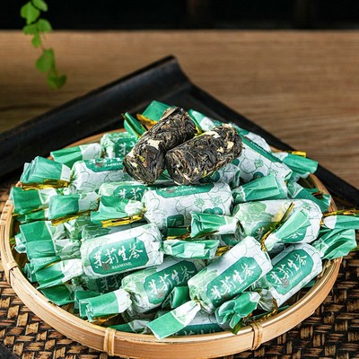 网红爆款茶茉莉生茶500g独立糖果茶小包装茶叶节日乔迁婚庆用茶