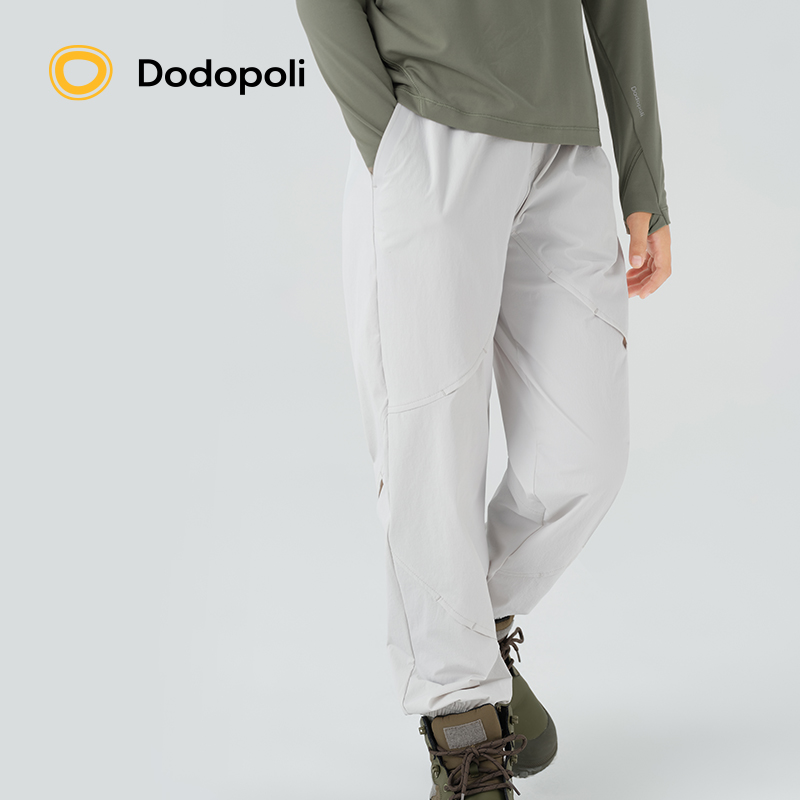 Dodopoli儿童透气运动裤子户外梭织防泼水耐磨男女童秋季休闲长裤
