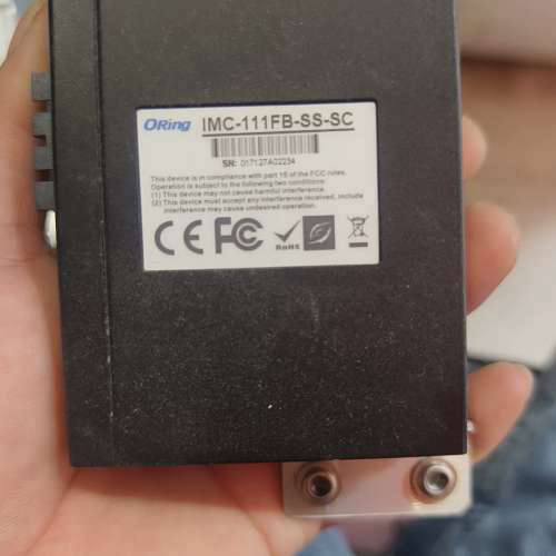 台湾ORING工业交换机 IMC-111FB-SS-SC全议价