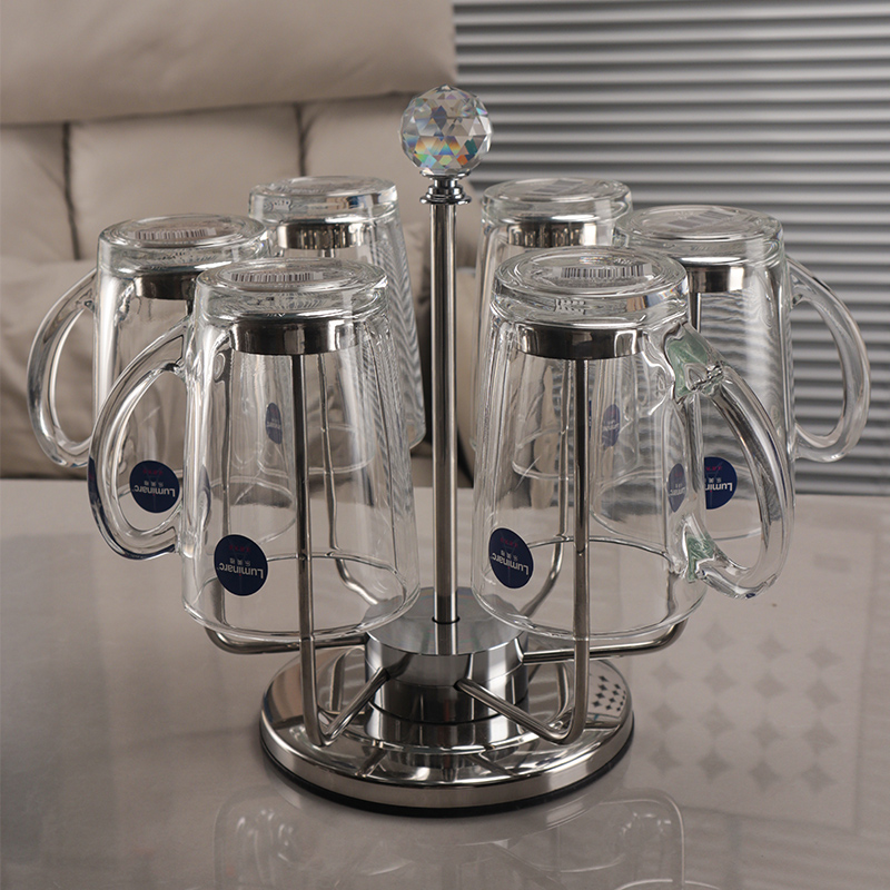 乐美雅加厚钢化玻璃杯套装