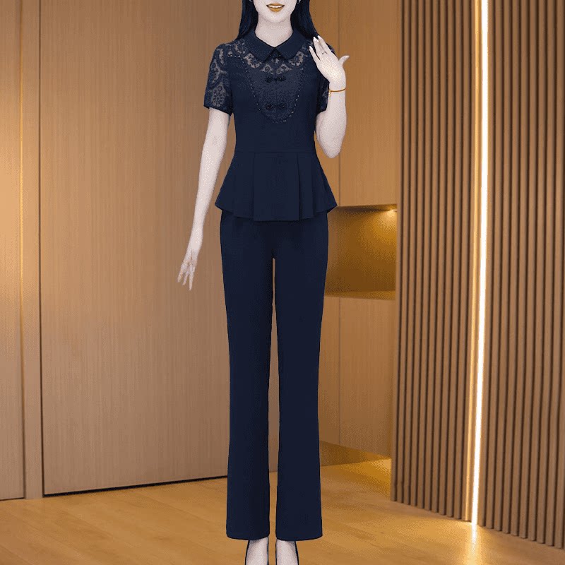 职业两件套装贵夫人品牌时尚洋气