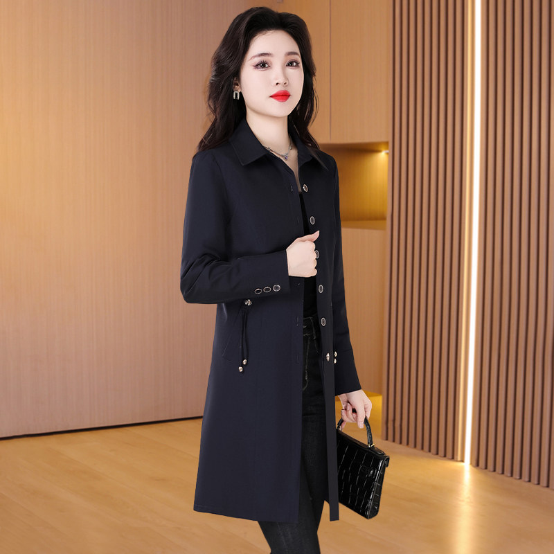 中年妈妈风衣外套女款春秋2026新款贵夫人品牌高端高级感杭州意法