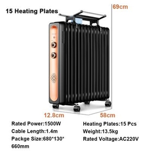 electric space warmer oil room heater heat radiator winter