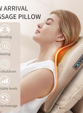 Neck Massager Car Home Back Waist Massage Pillow Cushion