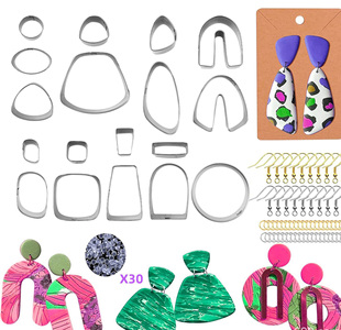 Polymer Clay Cutter Stainless Steel Earrings Geometry Die Ch