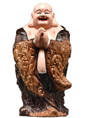 黑檀木雕弥勒佛像摆件实木笑佛