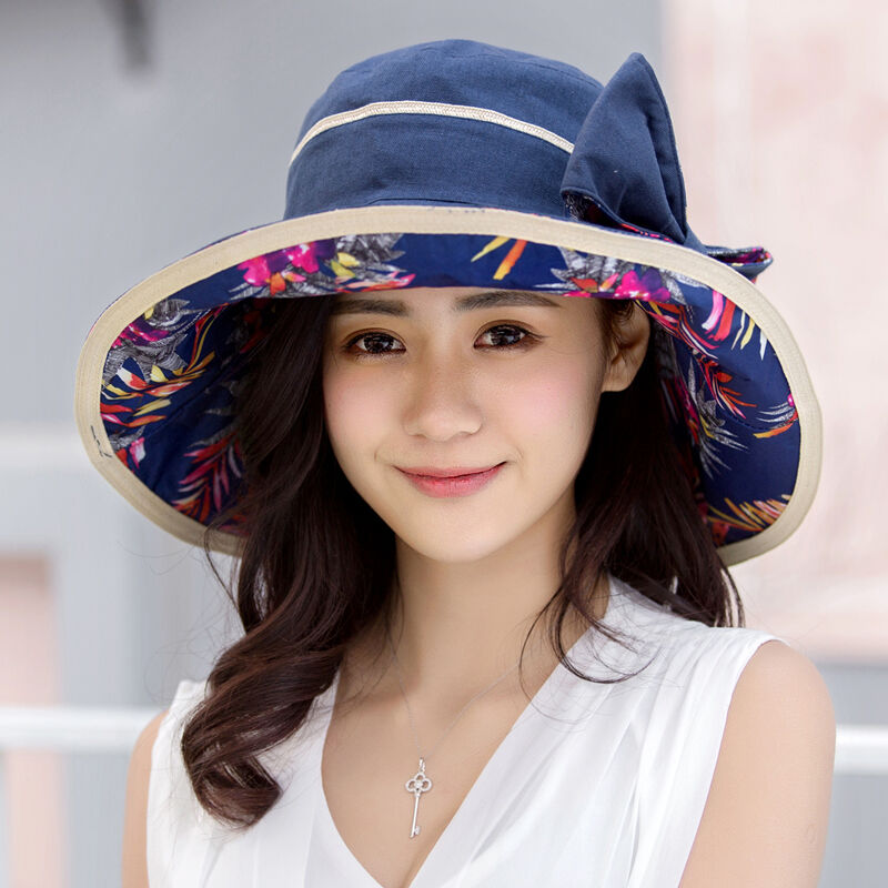 侬依拉帽子女夏天韩版潮休闲百搭遮阳帽防晒帽渔夫帽防紫外线遮脸