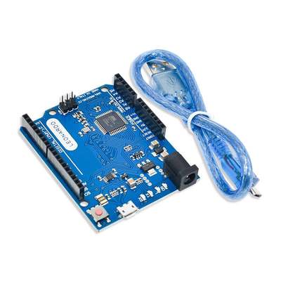 LeonardoR3单片机开发板ATMEGA32U4官方版本带线适用于Arduino