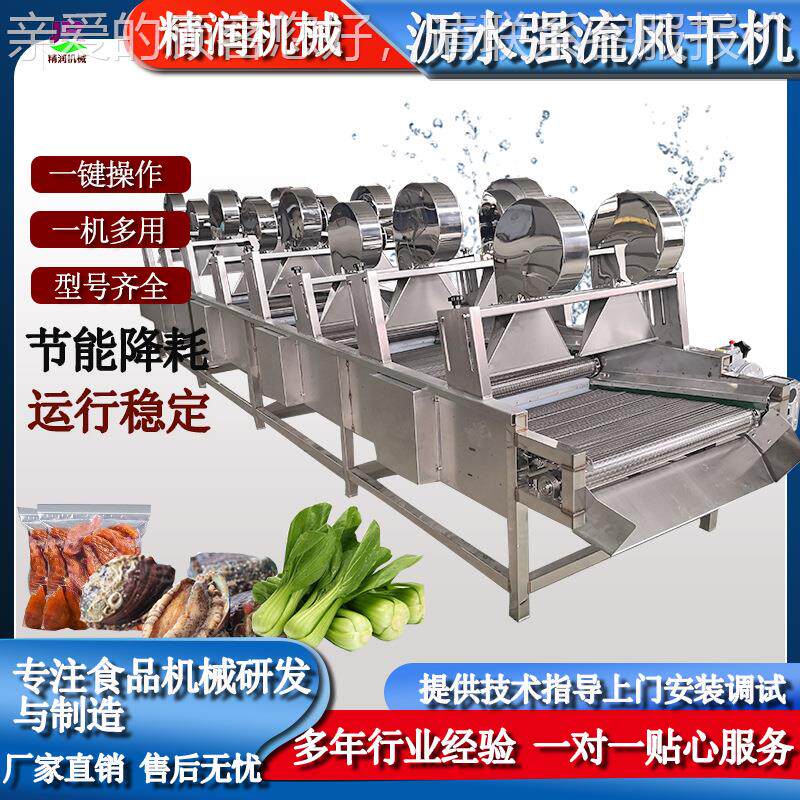 软包装袋食清沥洗水吹干机 酱菜RDT包装强袋风干机果品蔬流风干机