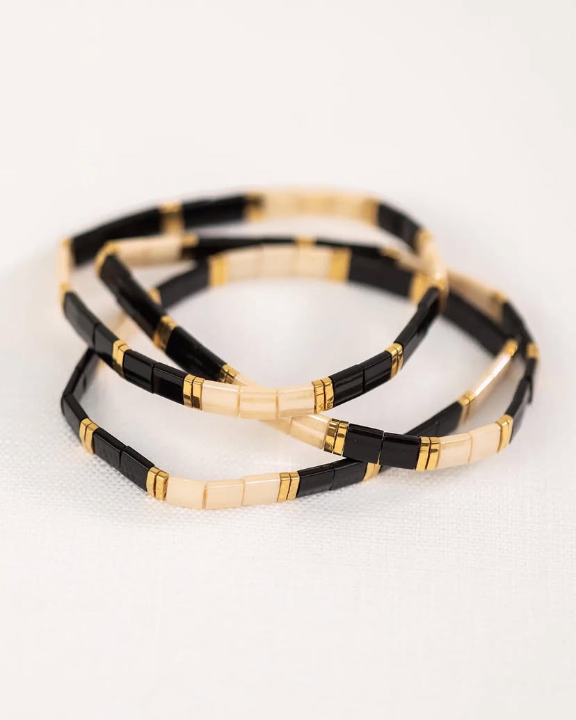 MLGM新款进口tila玻璃珠手链手串 中性男女款简约时尚百搭手饰链