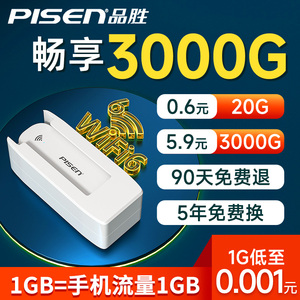 品胜随身wifi无限速4G年包3000G