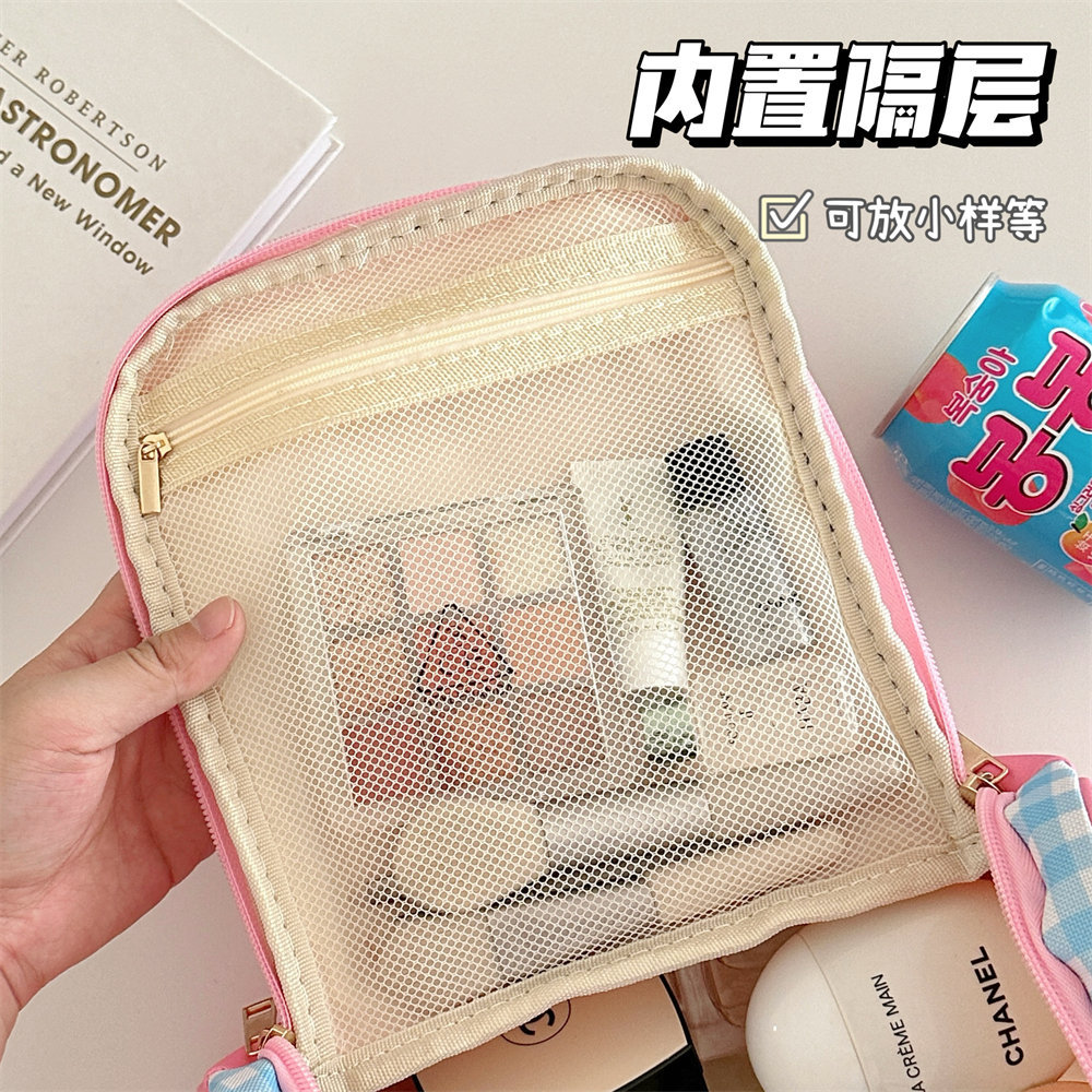 提化妆包少女便携可爱化妆品收纳