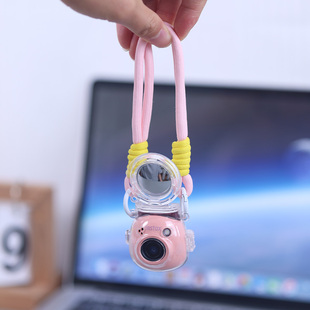 适用于instax Pal拍照精灵水晶壳 富士PAL防刮防摔Pal高透套装带自拍镜透明保护壳搭配挂绳贴纸便携手腕绳